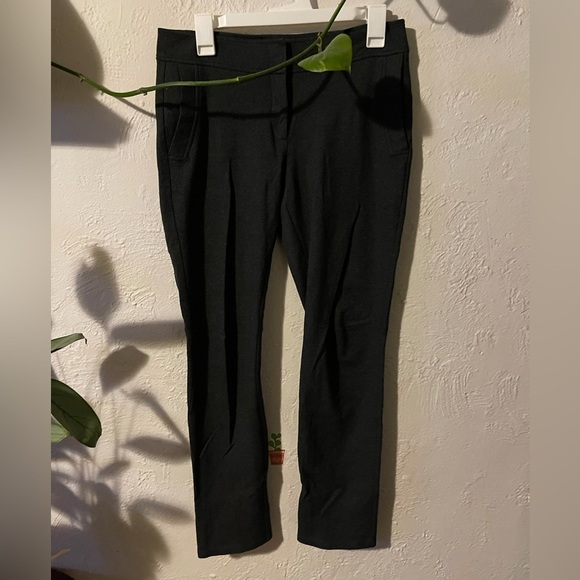 Eileen Fisher Dark Gray Dress Pants - Picture 1 of 6